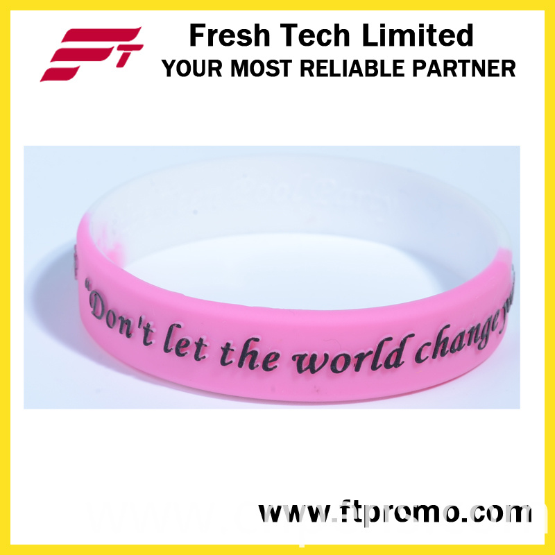 OEM Gift Items Custom Silicone Wristbands for Sport